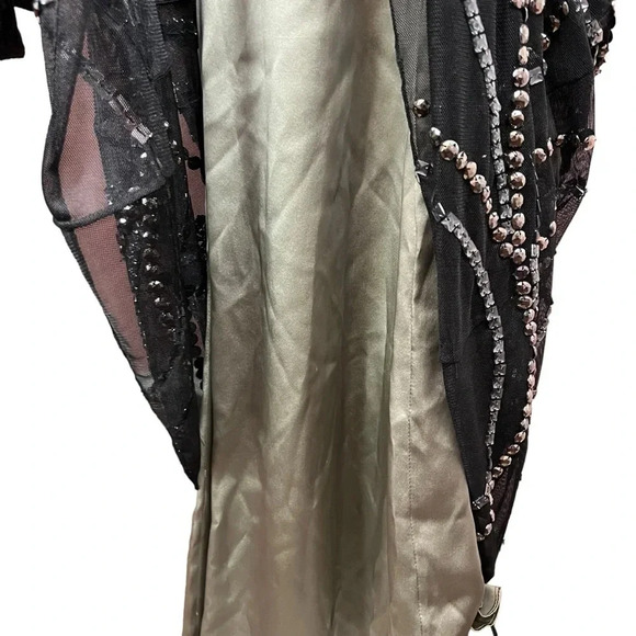NWT Carlos Miele Embellished Silk Gown - Picture 11 of 16